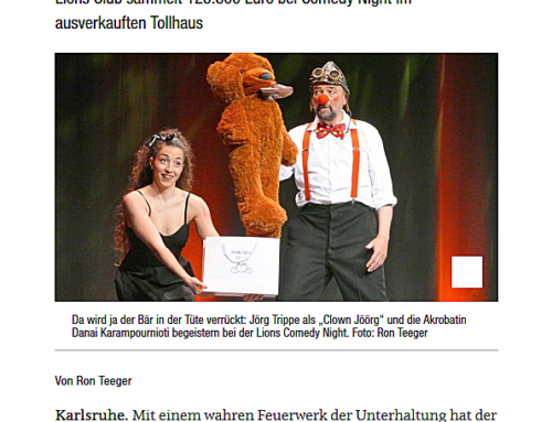 Pressebericht zur Lions Comedy Night